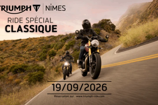 Ride Spécial Classique avec Triumph Nîmes